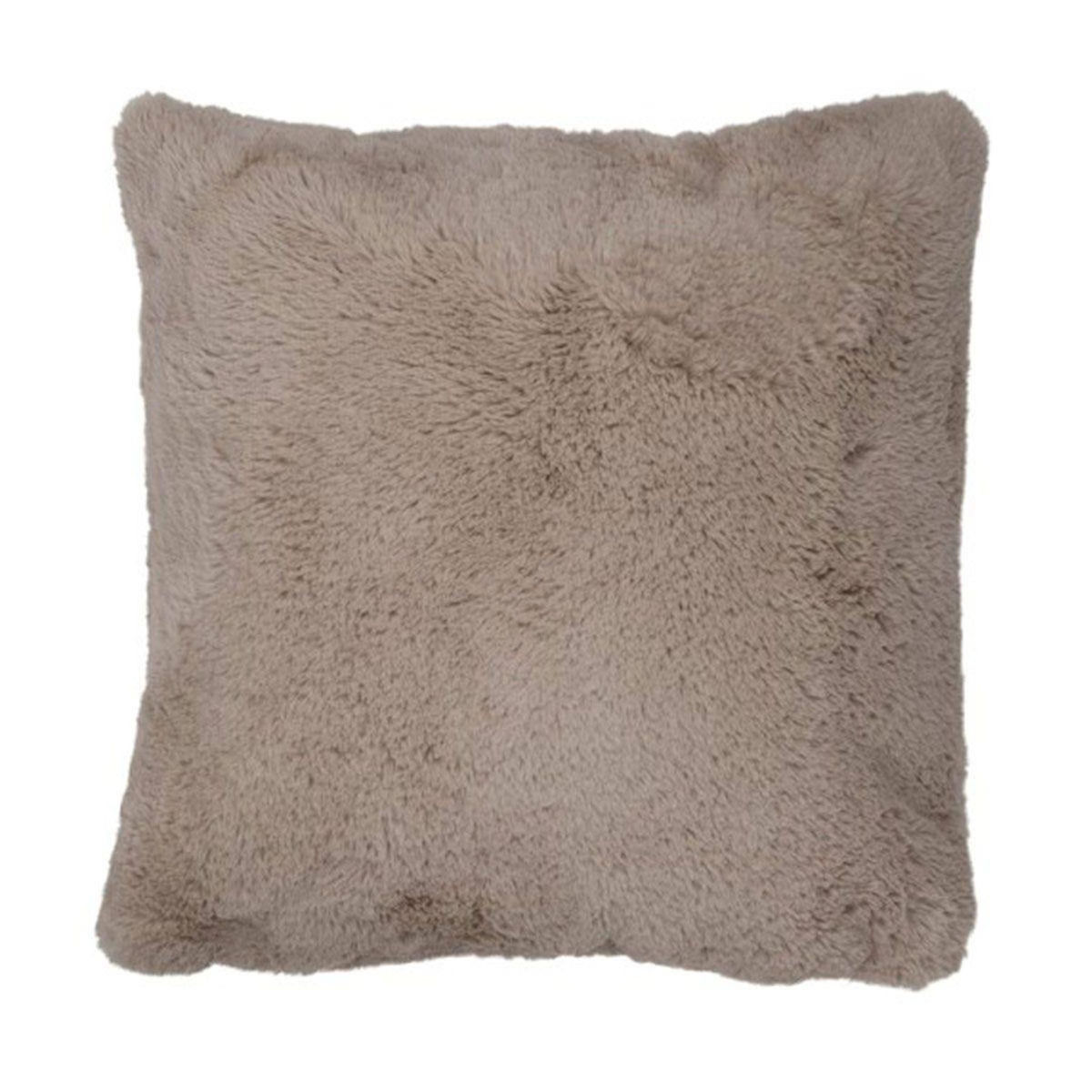 Paris Prix Coussin Imitation Fourrure  Cutie  45x45cm Gris