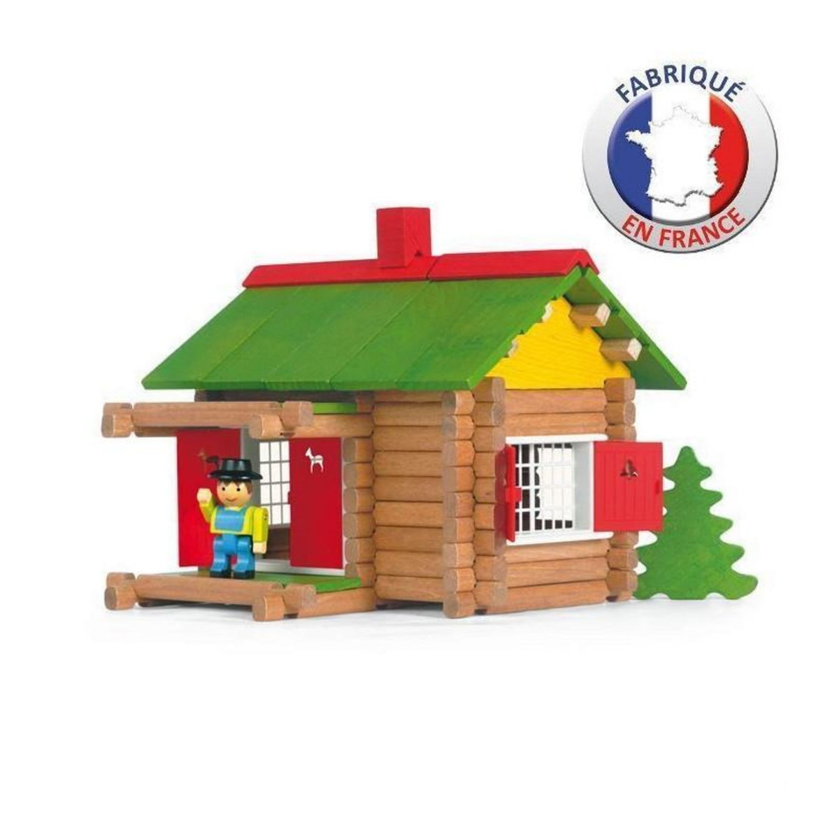 JeuJura JEUJURA - Mon Chalet en Bois 100 pieces