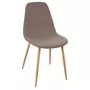 ATMOSPHERA Chaise design scandinave Roka - Taupe