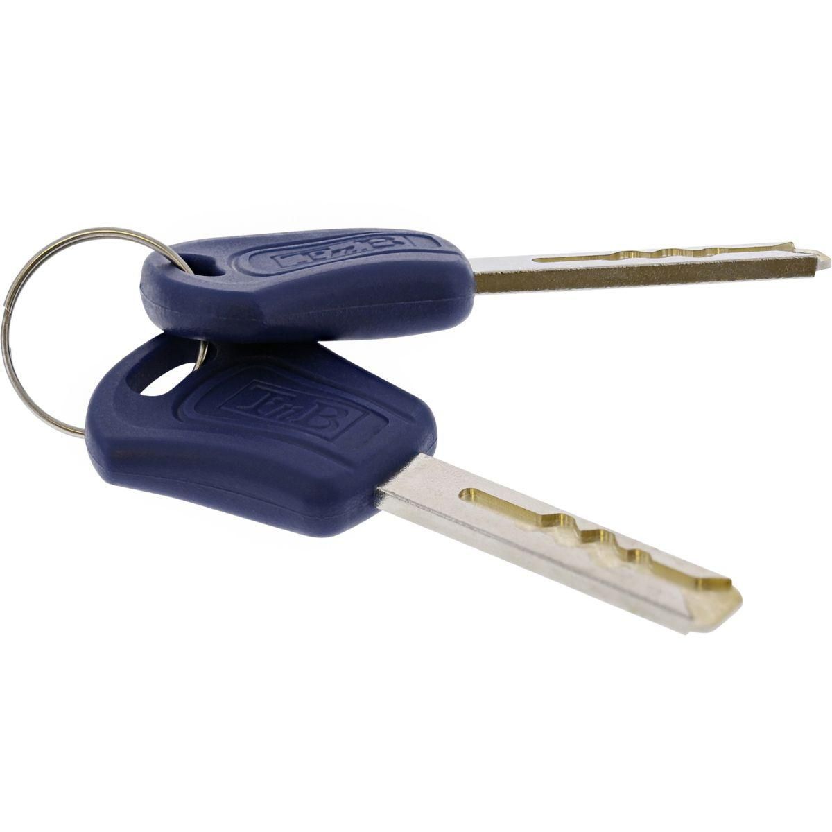 TNB Antivol à clef pour vélo et trottinette bleu