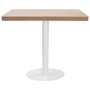 Voir la diapositive 2 : VIDAXL Table de bistro Marron clair 80x80 cm MDF