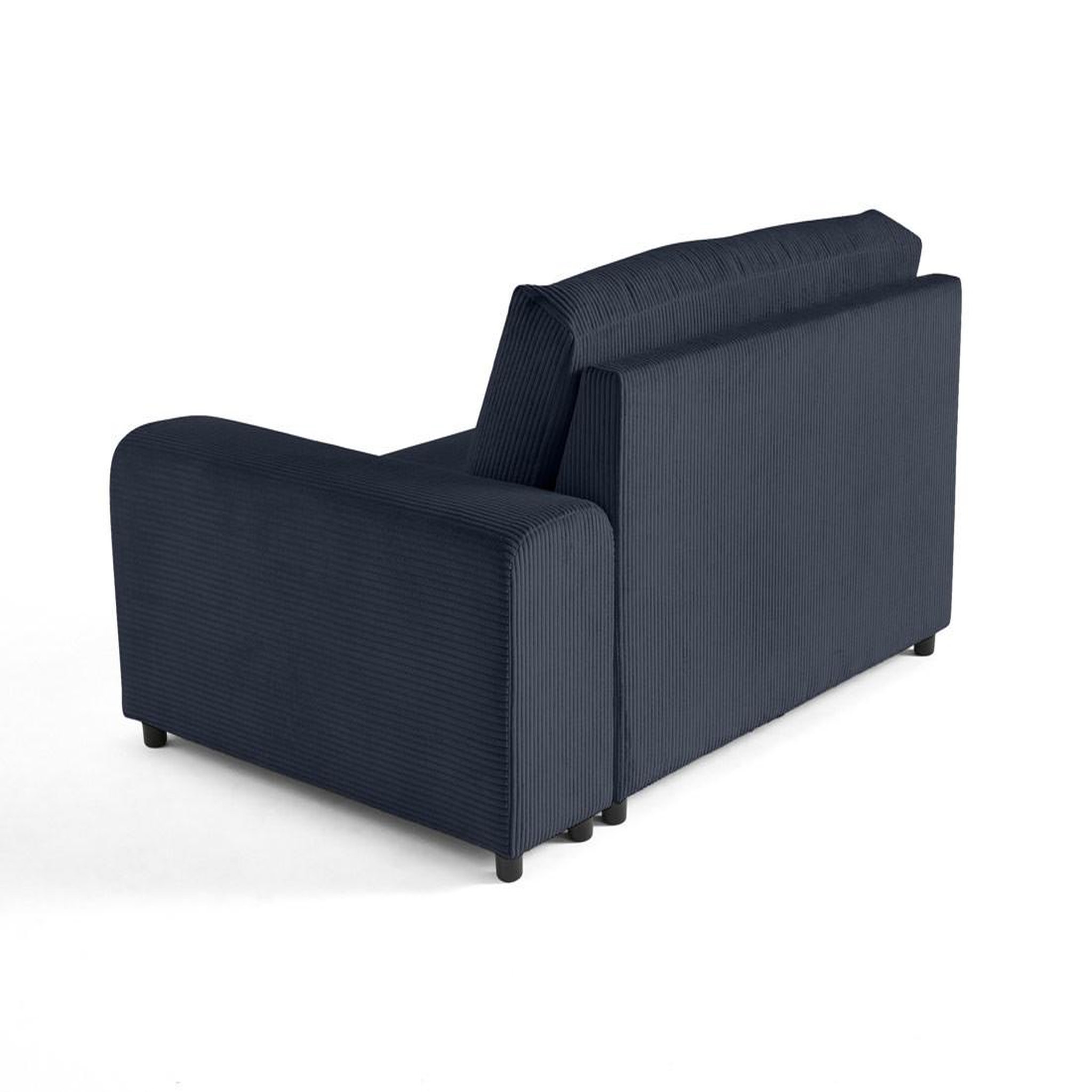 Voir la diapositive 4 : BEST MOBILIER Garance - module d'assise 2 places avec accoudoir droit - en velours côtelé