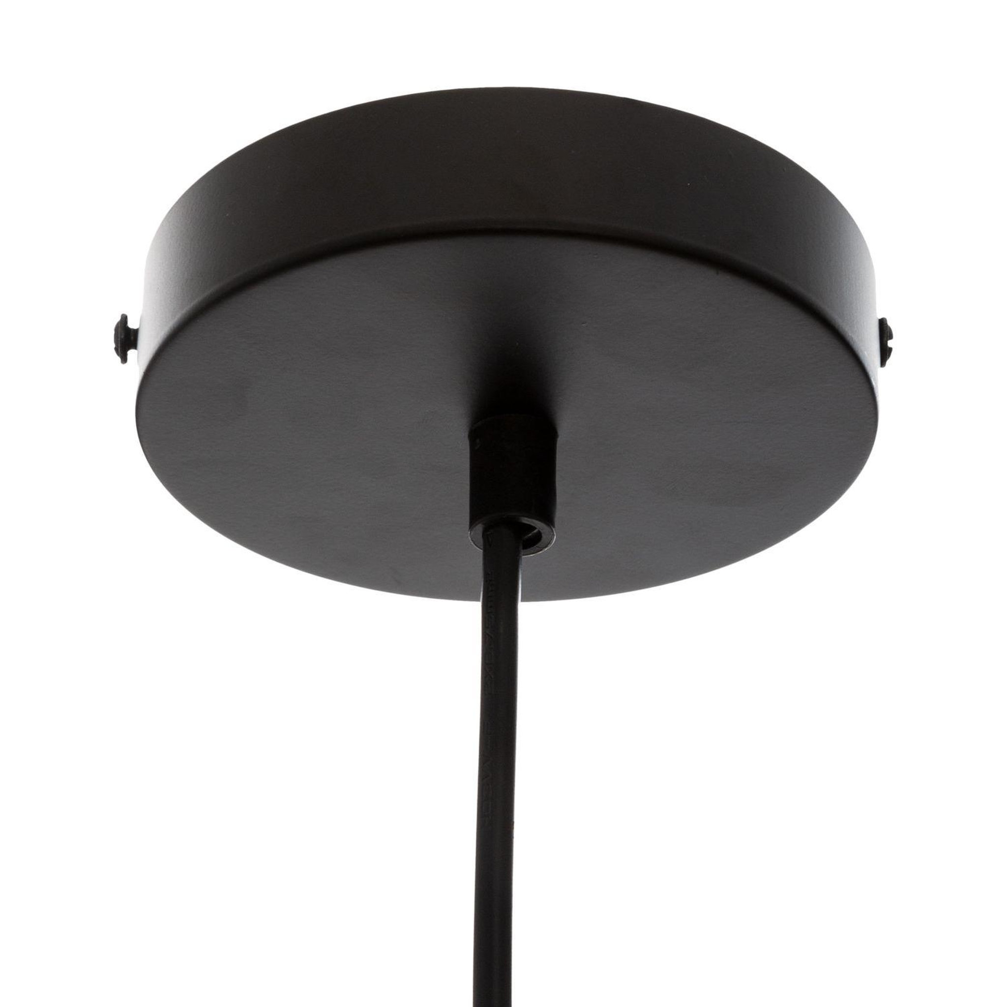 Voir la diapositive 3 : ATMOSPHERA Suspension filaire en métal galt - diam. 34 cm - noir