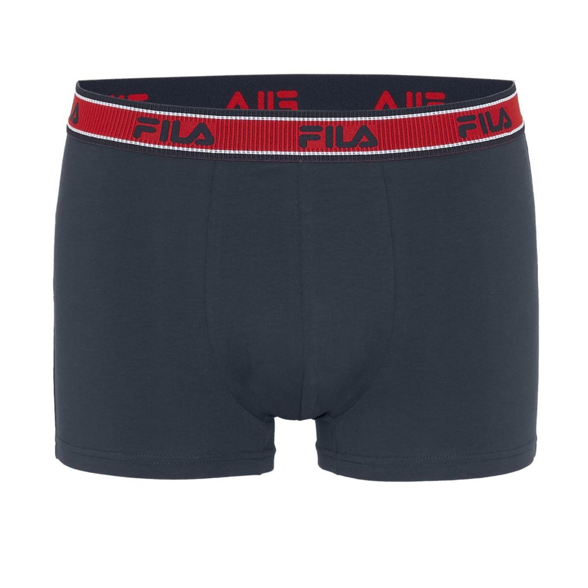 FILA Lot de 3 boxers homme en coton ceinture bicolore FU5333