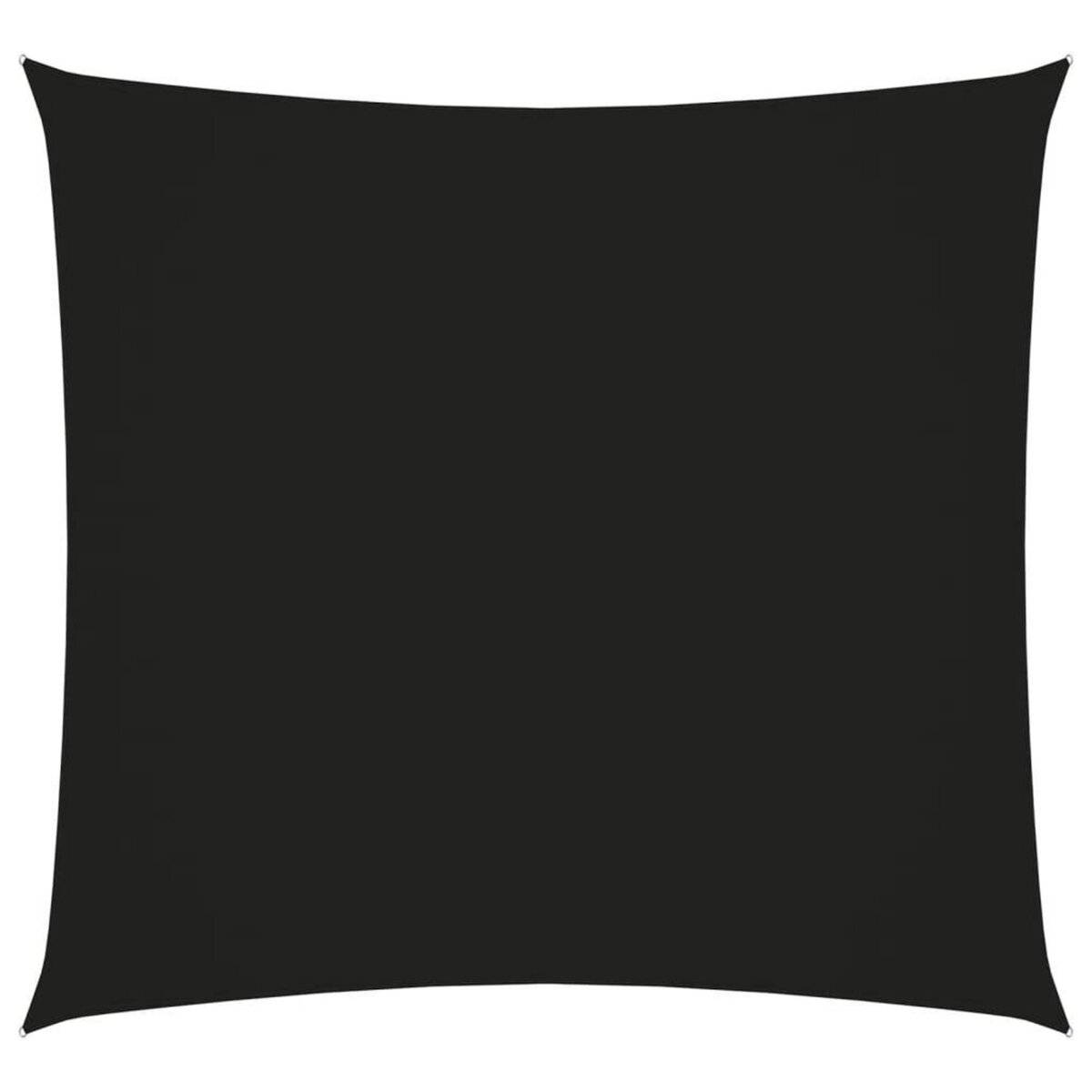 VIDAXL Voile de parasol tissu oxford carre 2x2 m noir