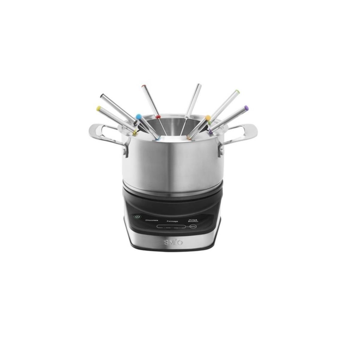 Simeo Fondue 1200w 8 fourchettes inox - FDI720