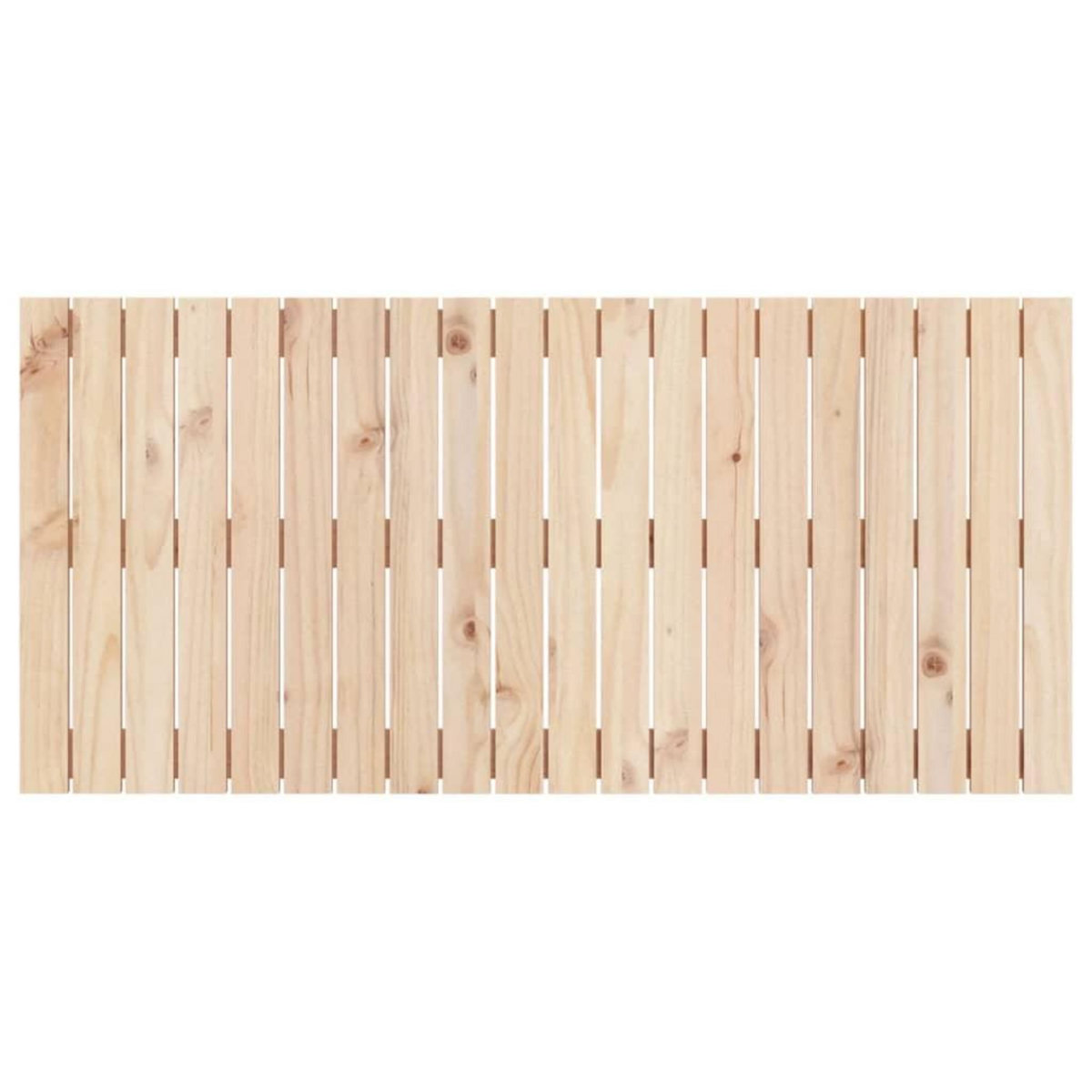 VIDAXL Tete de lit murale 127,5x3x60 cm Bois massif de pin