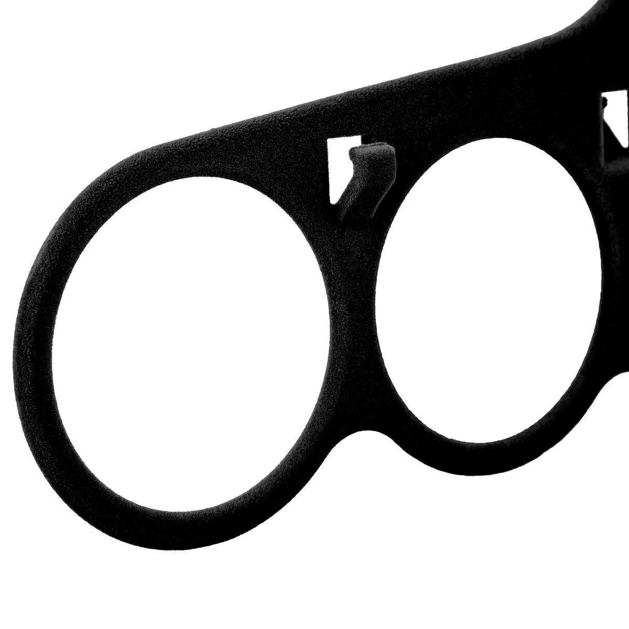 Voir la diapositive 2 : FIVE Cintre en Feutrine  Foulards  41cm Noir