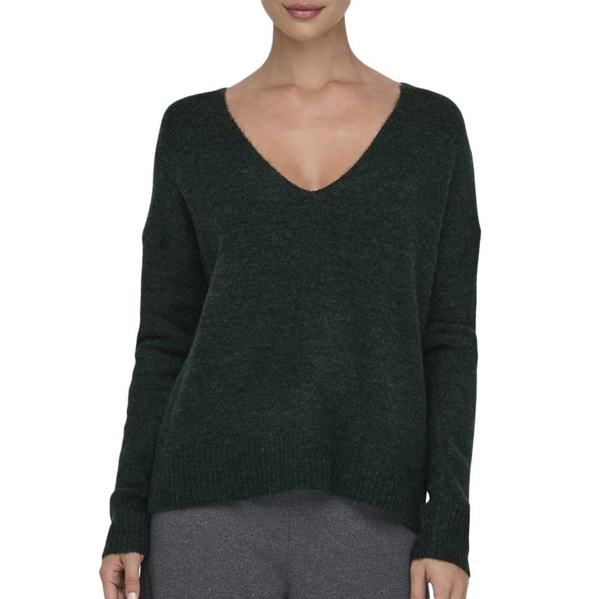 Voir la diapositive 1 : JACQUELINE DE YONG Pull Gris Anthracite Femme JDY Elanora