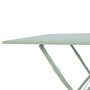 Voir la diapositive 5 : SWEEEK Table jardin bistrot pliable - Emilia carrée - Table carrée 70x70cm en acier thermolaqué