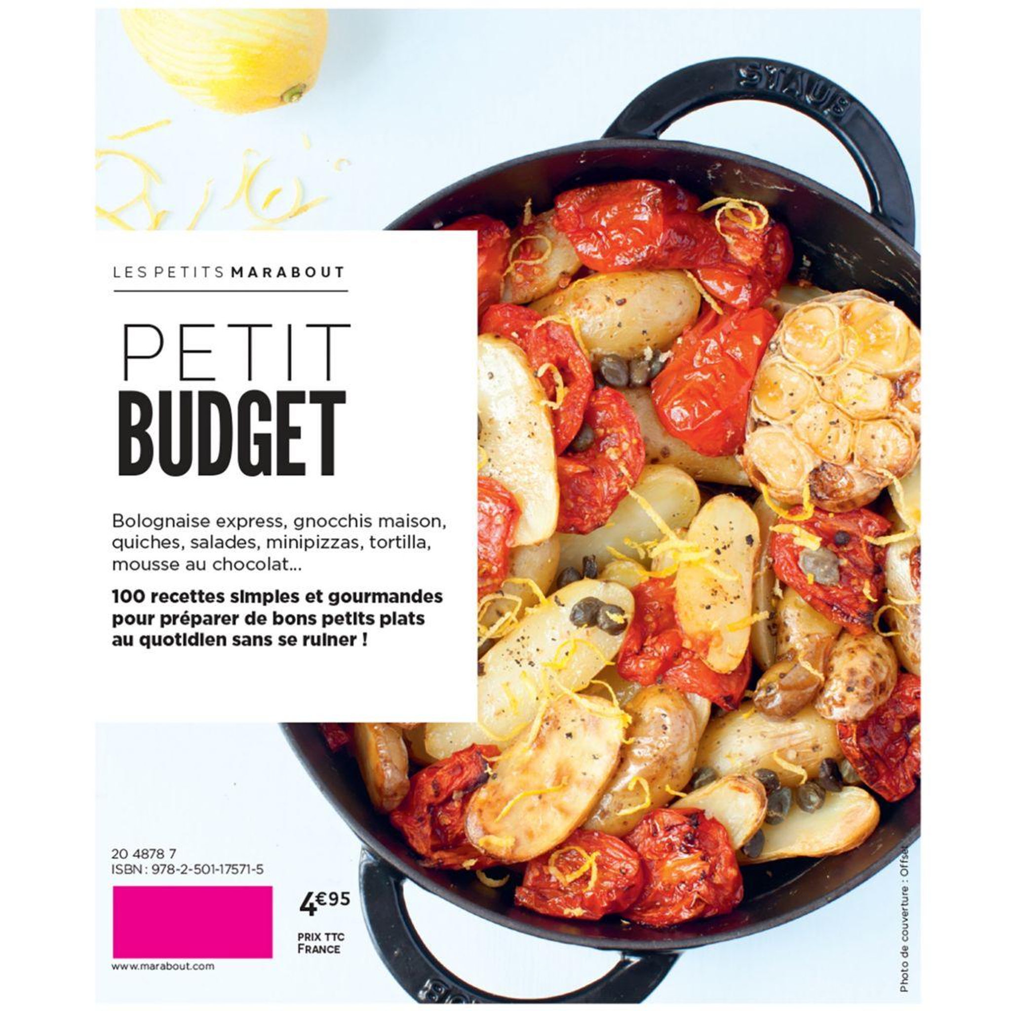 Voir la diapositive 2 : PETIT BUDGET. 100 RECETTES TESTEES POUR VOUS !, Marabout