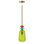 Voir la diapositive 1 : Paris Prix Lampe Suspension en Verre  Laurence  160cm Vert