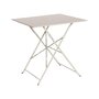 Voir la diapositive 1 : SWEEEK Table jardin bistrot pliable - Emilia carrée - Table carrée 70x70cm en acier thermolaqué