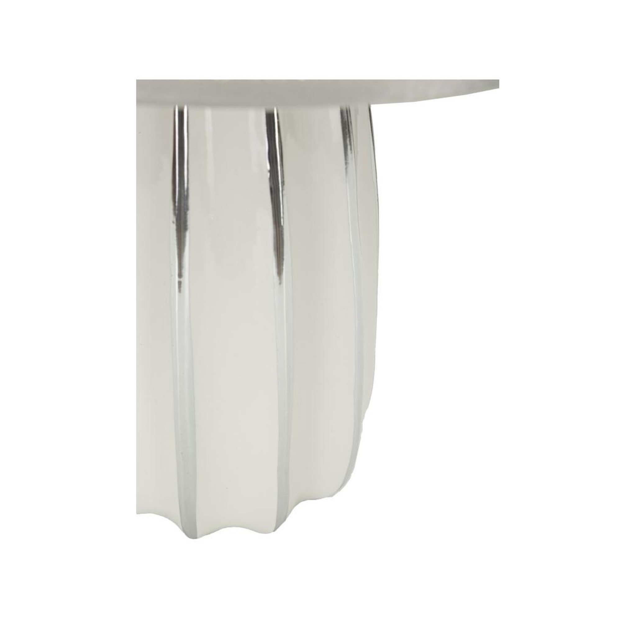Voir la diapositive 4 : Paris Prix Lampe à poser en céramique  emmi  45cm argent & blanc
