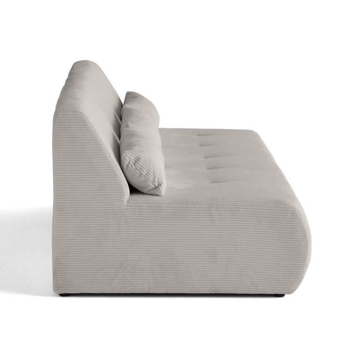 LISA DESIGN Onyx - canapé droit 3 places - en velours côtelé