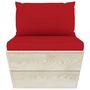Voir la diapositive 5 : VIDAXL Salon de jardin palette 9 pcs avec coussins bois d'epicea