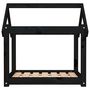 Voir la diapositive 5 : VIDAXL Lit pour chien Noir 71x55x70 cm Bois de pin solide