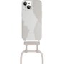 Voir la diapositive 3 : WOODCESSORIES Coque avec cordon iPhone 13 mini Tour de cou blanc