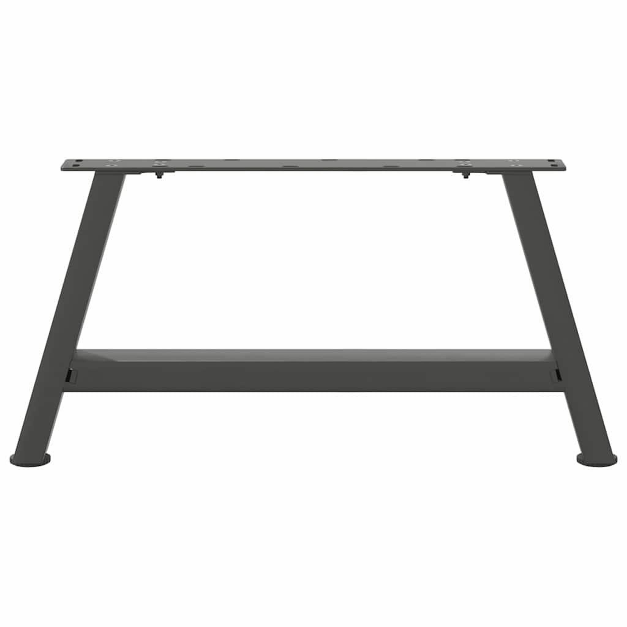 Voir la diapositive 5 : VIDAXL Pieds de table basse forme de A 2 pcs anthracite 60x(30-31) cm