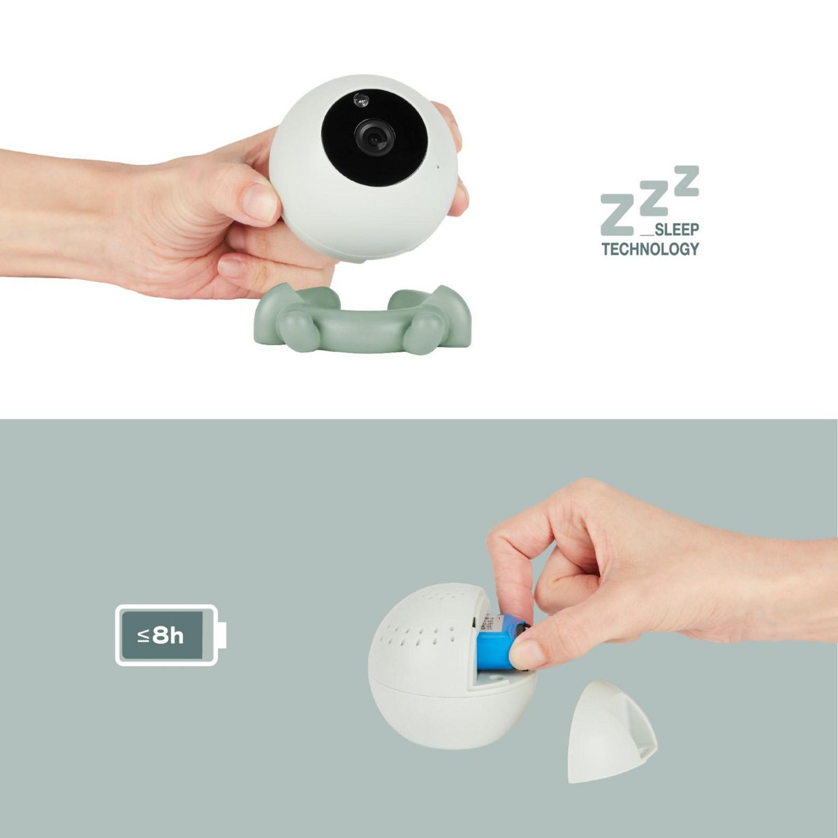 BABYMOOV Caméra additionnelle Babyphone YOO GO+ Babymoov - Nomade et Rechargeable - Portée 300m
