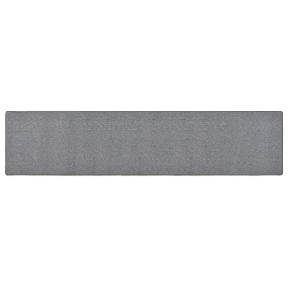 VIDAXL Tapis de couloir Gris fonce 80x400 cm