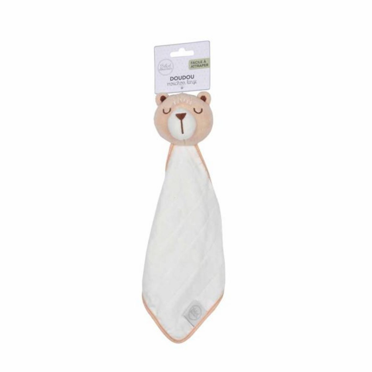 Paris Prix Doudou avec Lange  Ourson  18cm Beige