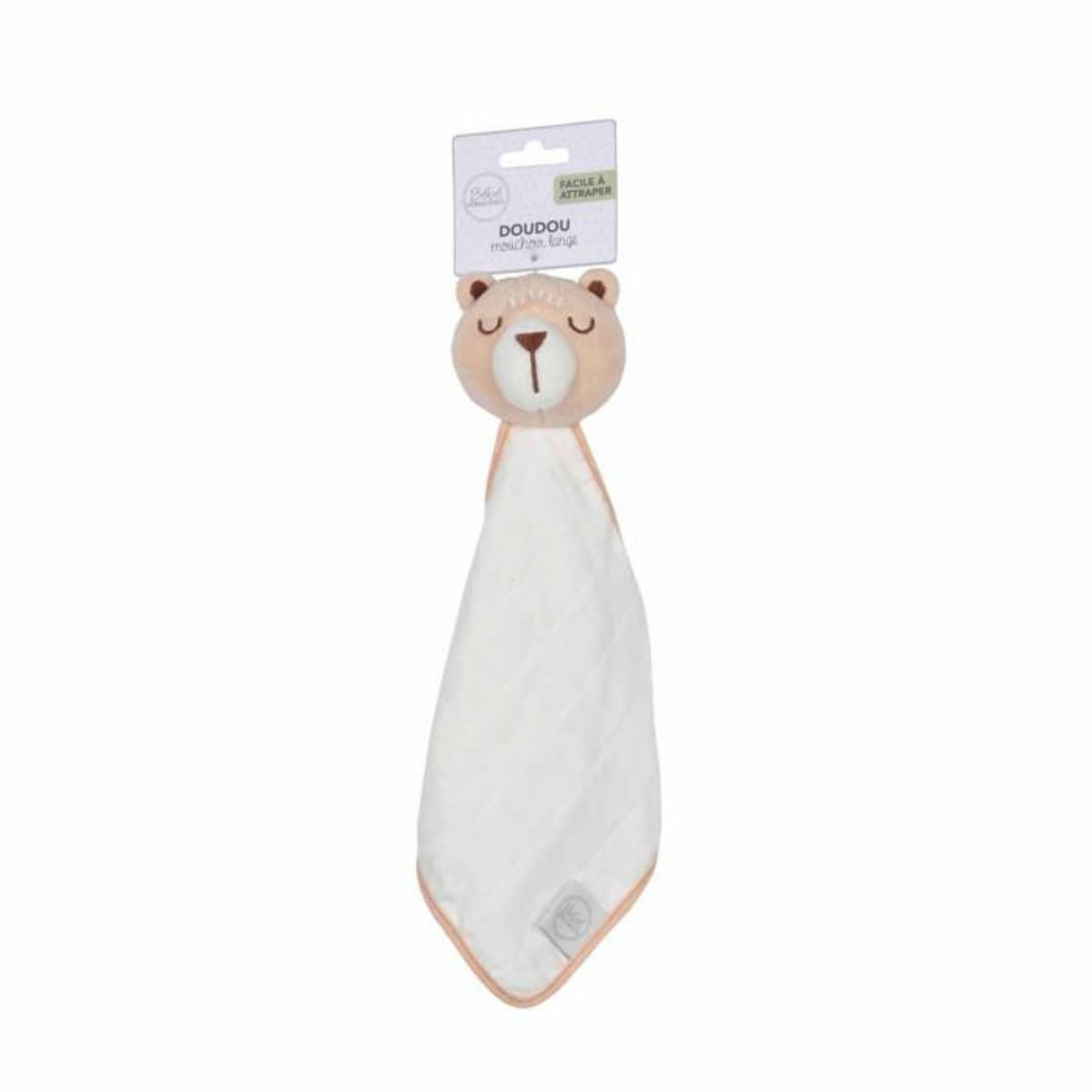 Paris Prix Doudou avec Lange  Ourson  18cm Beige