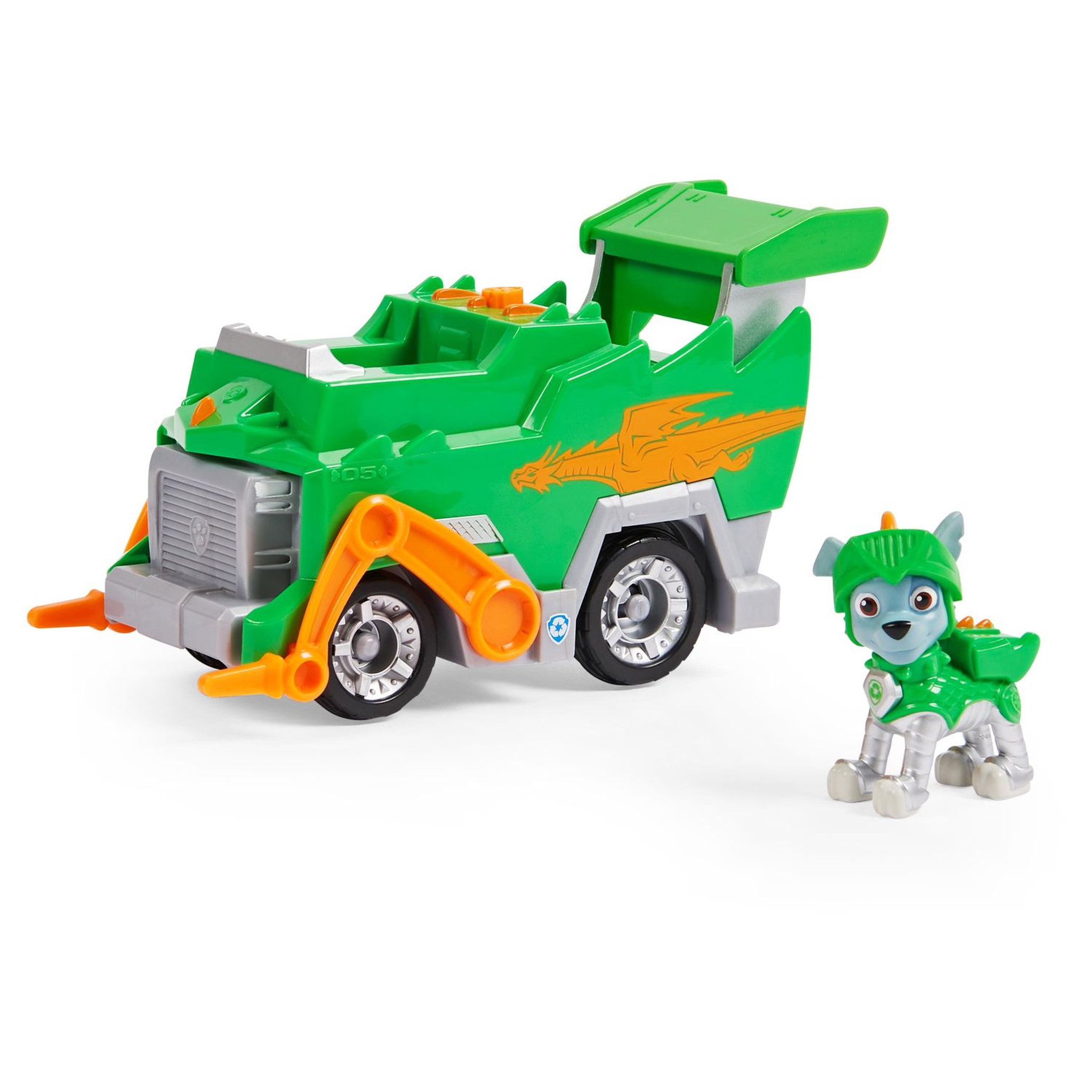 Voir la diapositive 1 : SPIN MASTER Véhicule + Figurine Rocky Rescue Knights La Pat' Patrouille