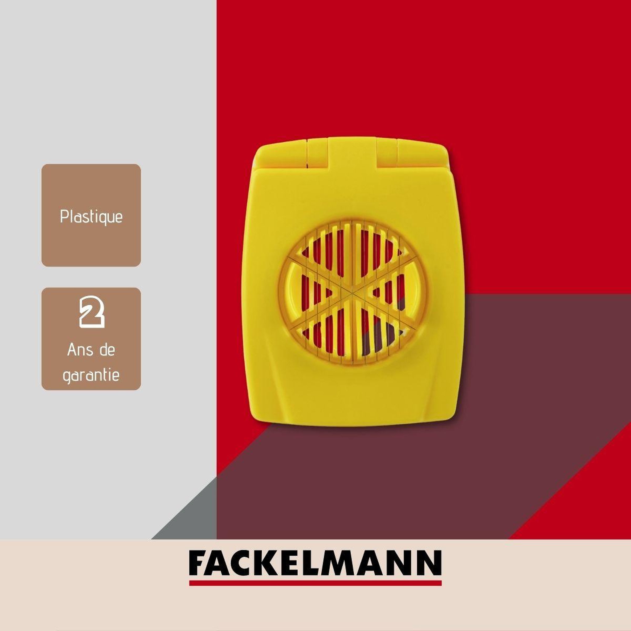 Voir la diapositive 4 : Fackelmann Coupe oeuf 2 en 1 Fackelmann Colors Edition