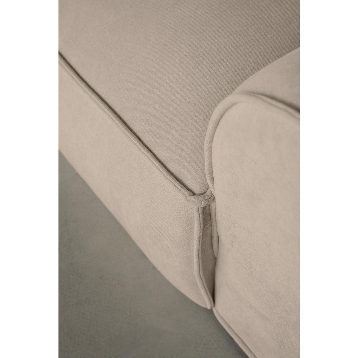 BEST MOBILIER Felix - module d'assise d'angle réversible en tissu texturé