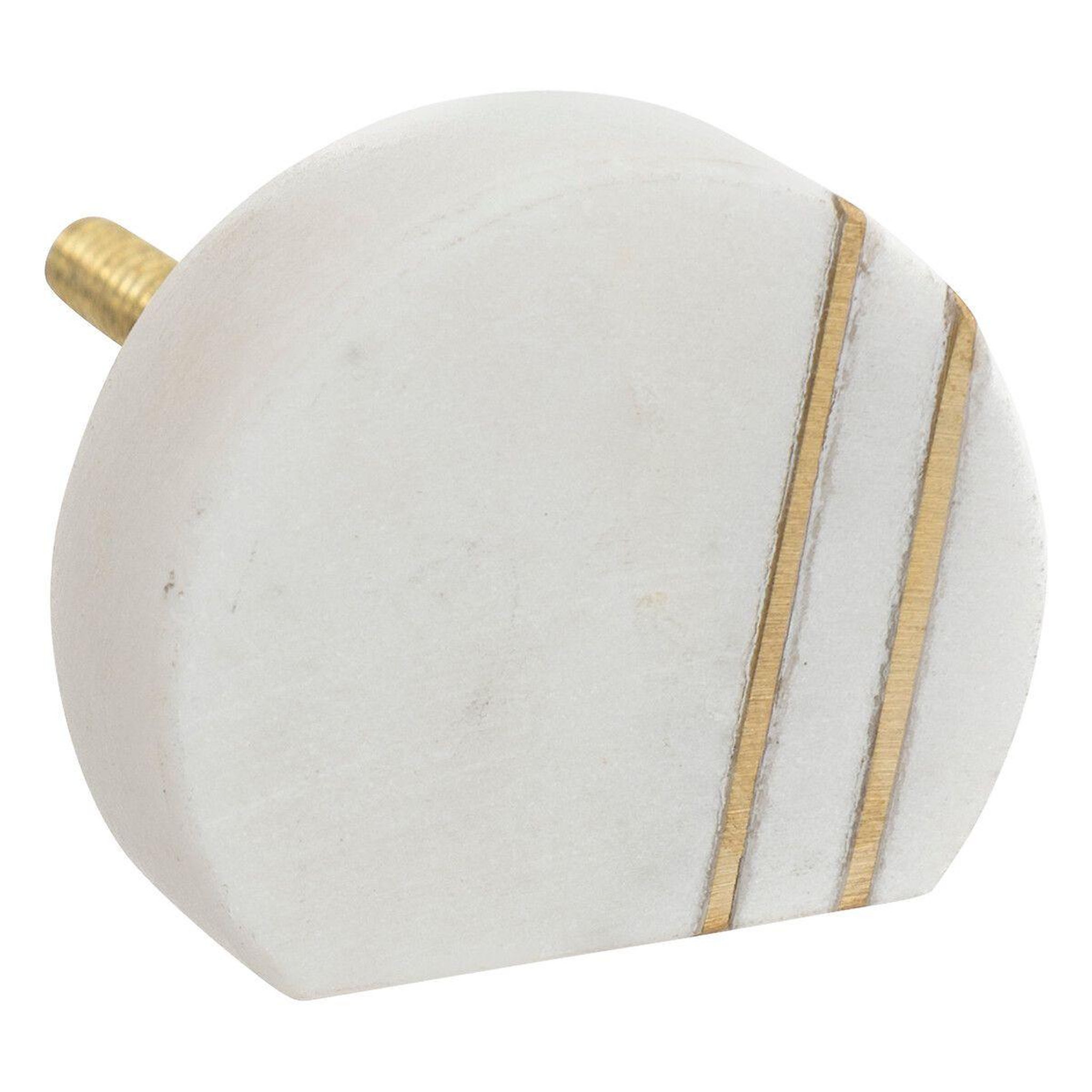 Voir la diapositive 2 : ATMOSPHERA Lot de 2 boutons de meuble  maeva  4cm blanc