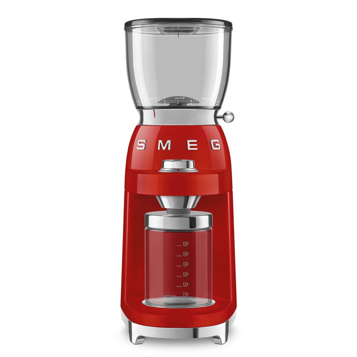 SMEG Moulin à café 350g 150w rouge - CGF11RDEU