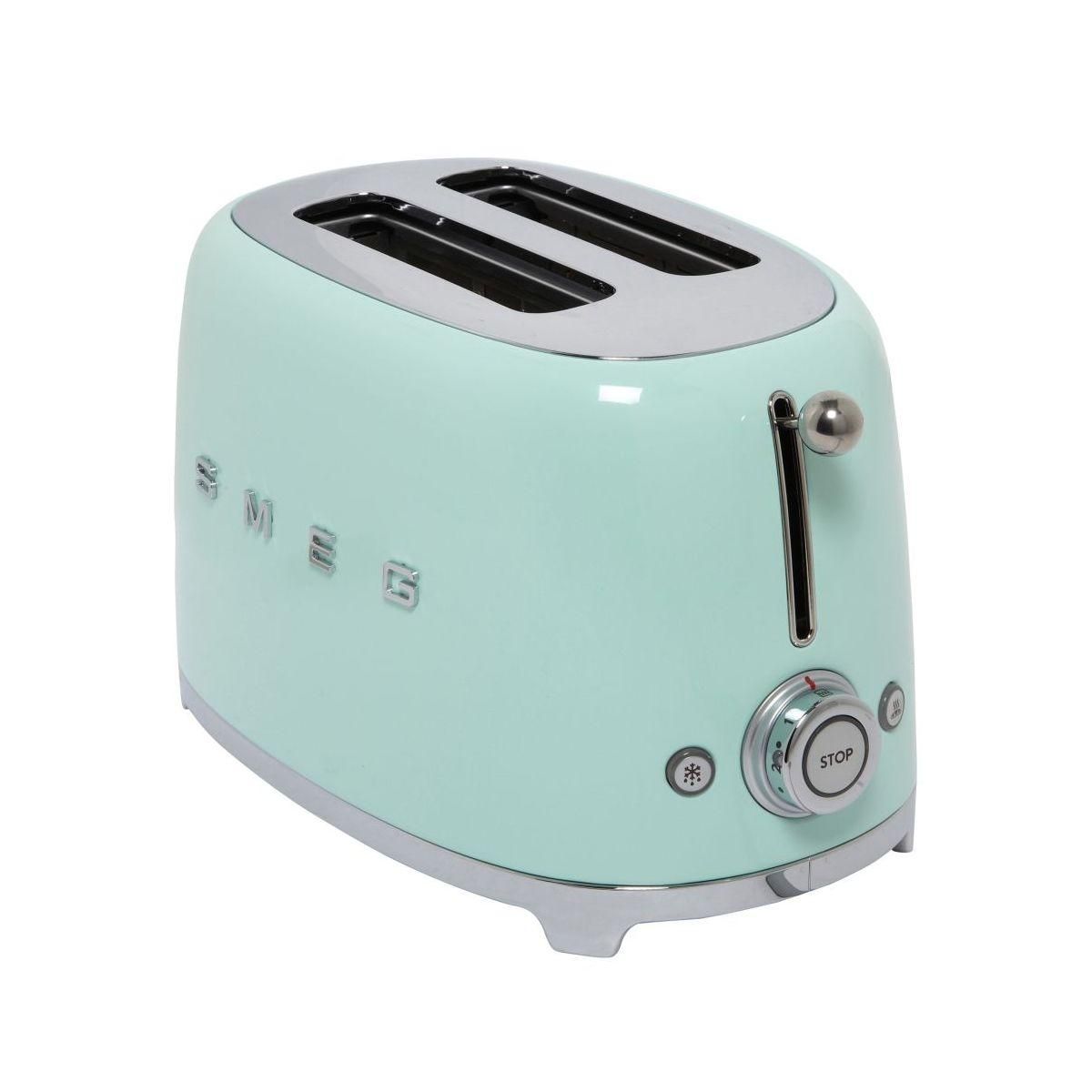 SMEG Grille-pain TSF01PGEU Vert d'eau