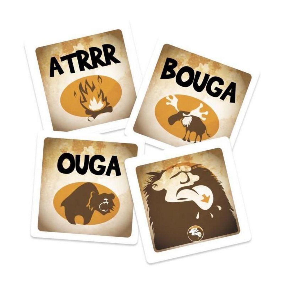 Asmodee Ouga Bouga - Asmodee - Devenez le chef du clan - Des 7 ans - Fabriqué en France