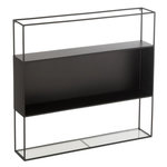 Paris Prix Console en Métal  Maryanne  80cm Noir