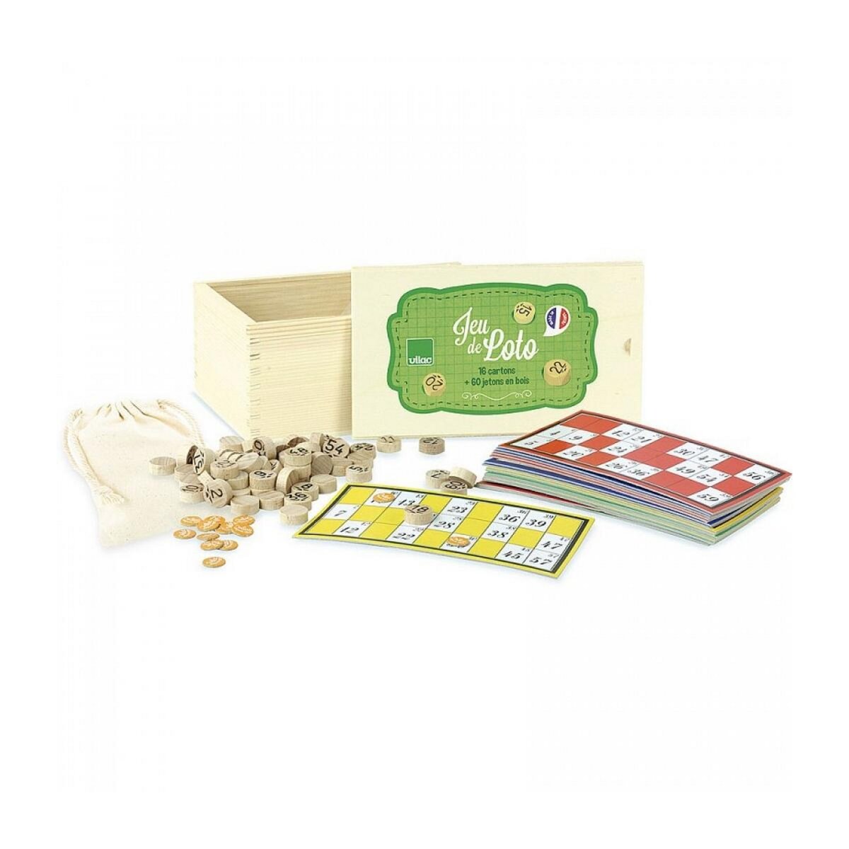Vilac Jeu de loto classique boite bois