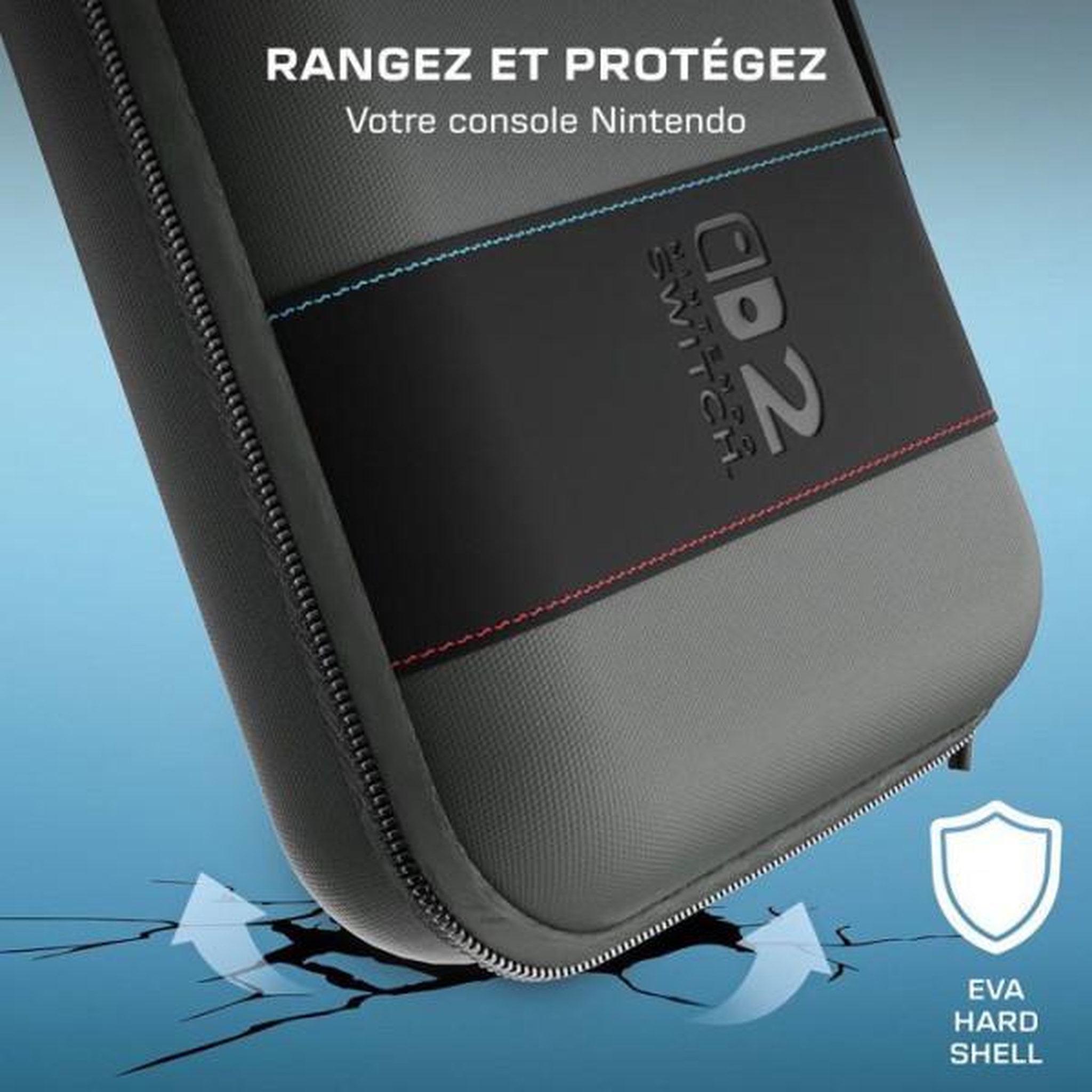 Voir la diapositive 5 : Turtle Beach Etui de voyage -TURTLE BEACH - PlayTrek - Pour Nintendo Switch 2 - Gris Anthracite