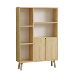 Habitat et Jardin Bibliothèque en bois  Lumo  - 80 x 24 x 120 cm - Beige