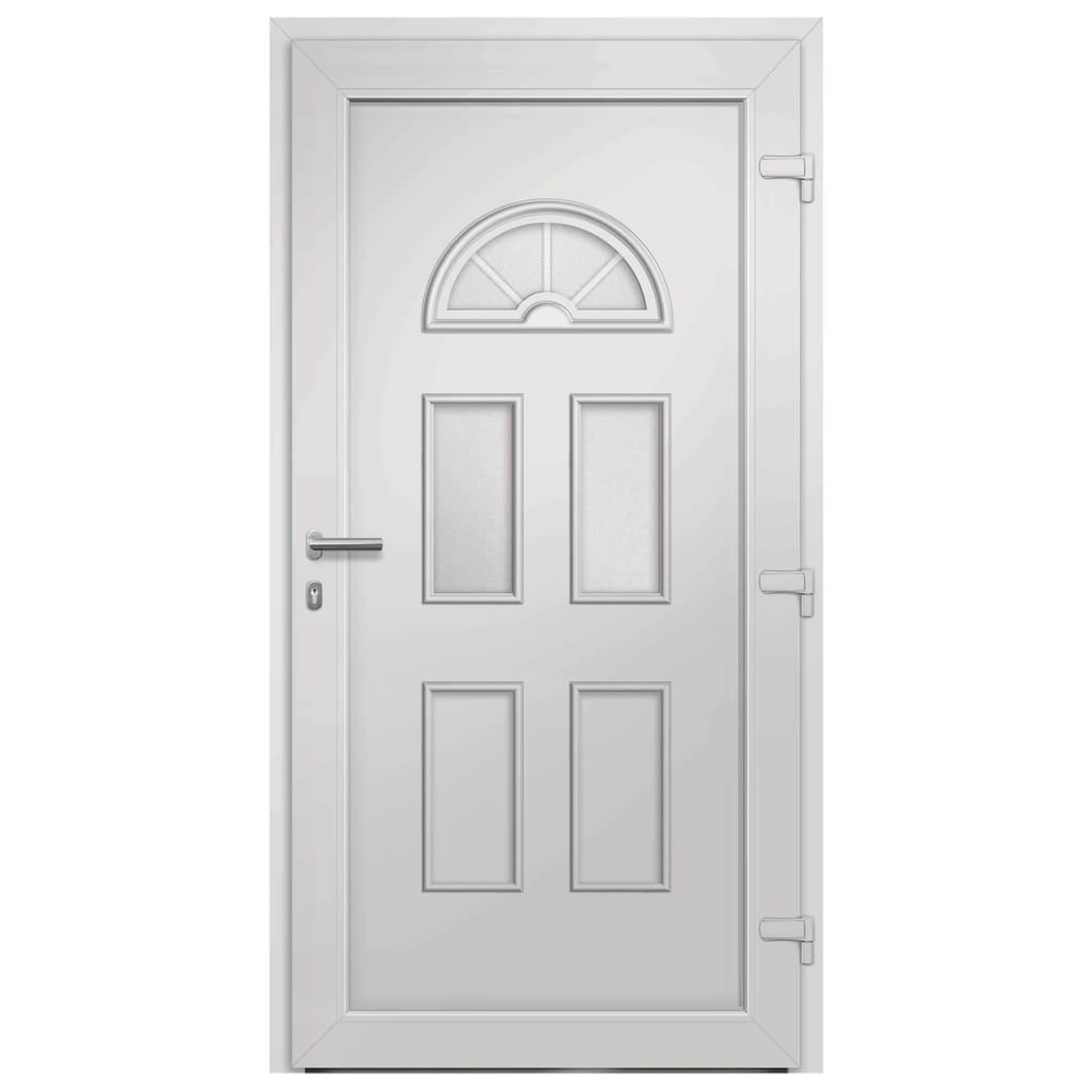 Voir la diapositive 5 : VIDAXL Porte d'entree Blanc 98x208 cm