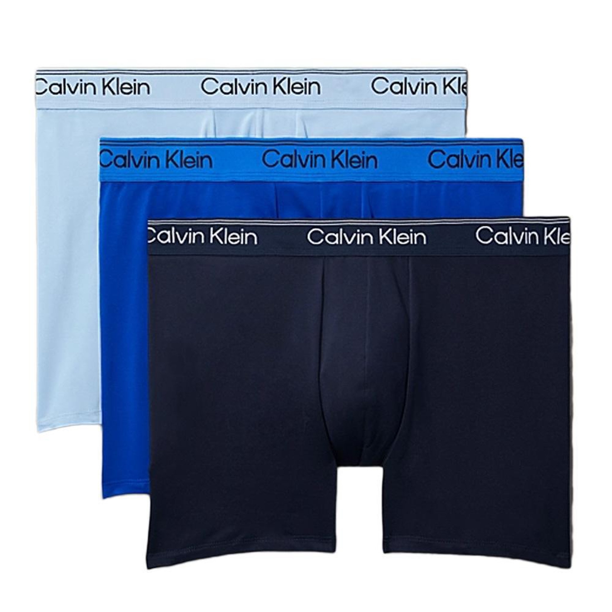 Voir la diapositive 1 : CALVIN KLEIN JEANS X3 Boxers Bleu/Marine Homme Calvin Klein Jeans Boxer Brief