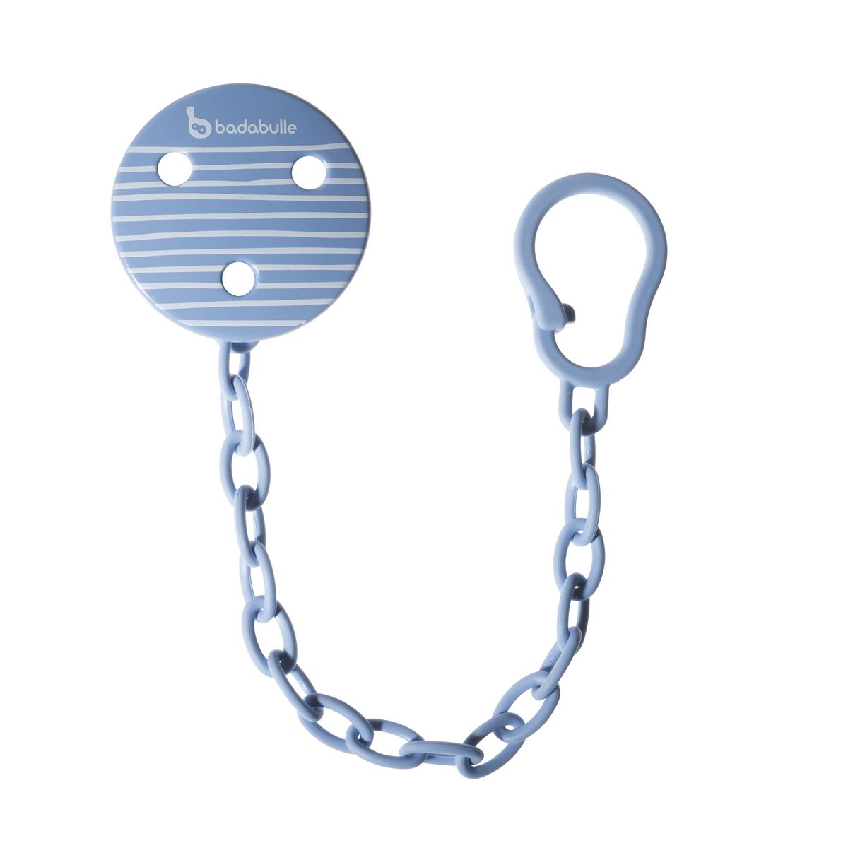 BADABULLE Attache Sucette Garçon bleu marinière