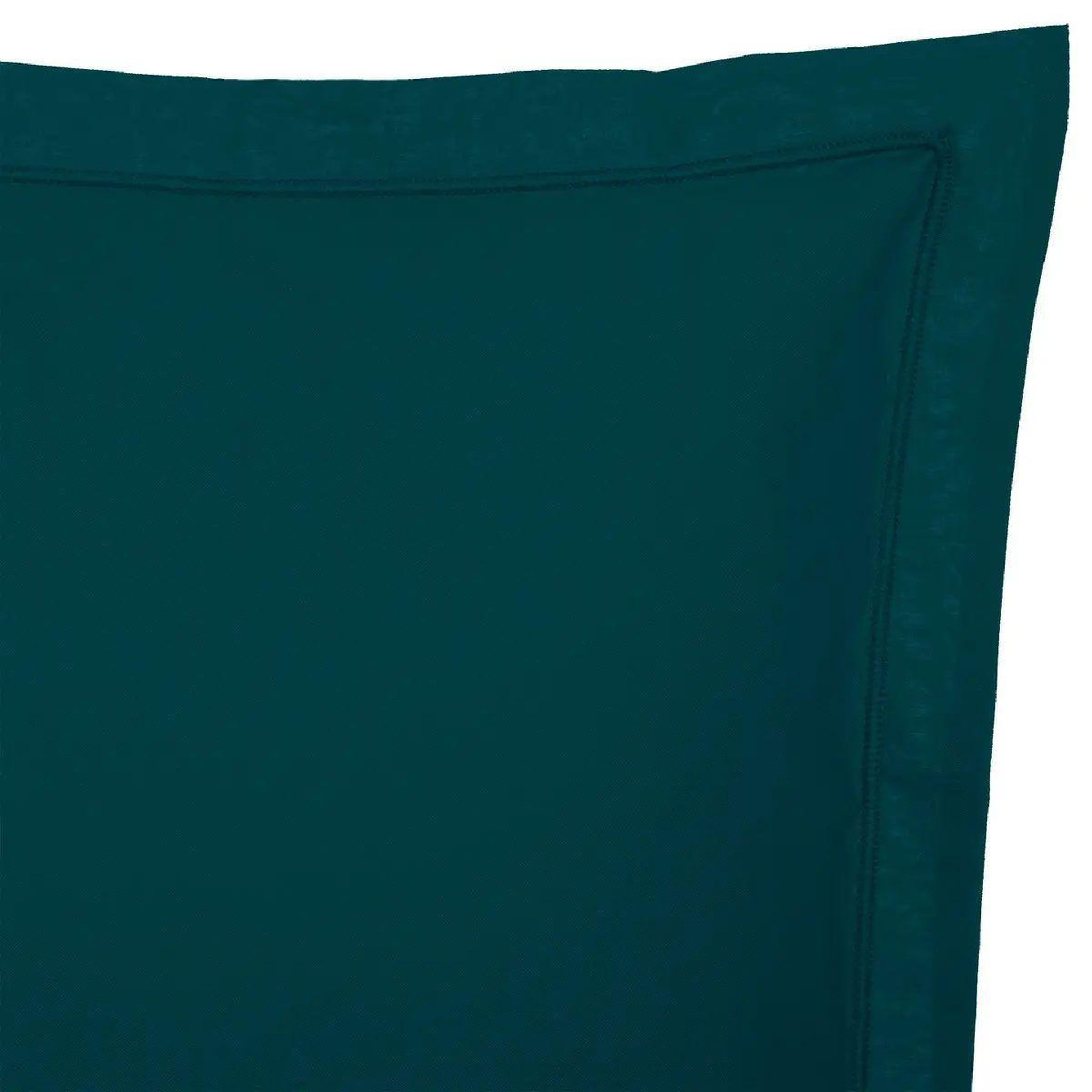 Voir la diapositive 2 : ATMOSPHERA Taie d'oreiller  percale  50x70cm bleu egéen