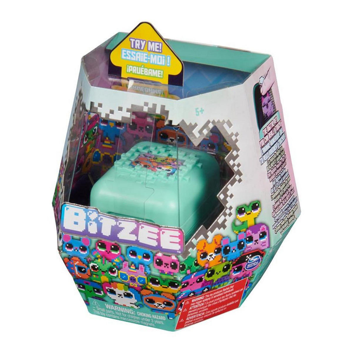 SpinMaster Bitzee mon animal interactif - version turquoise