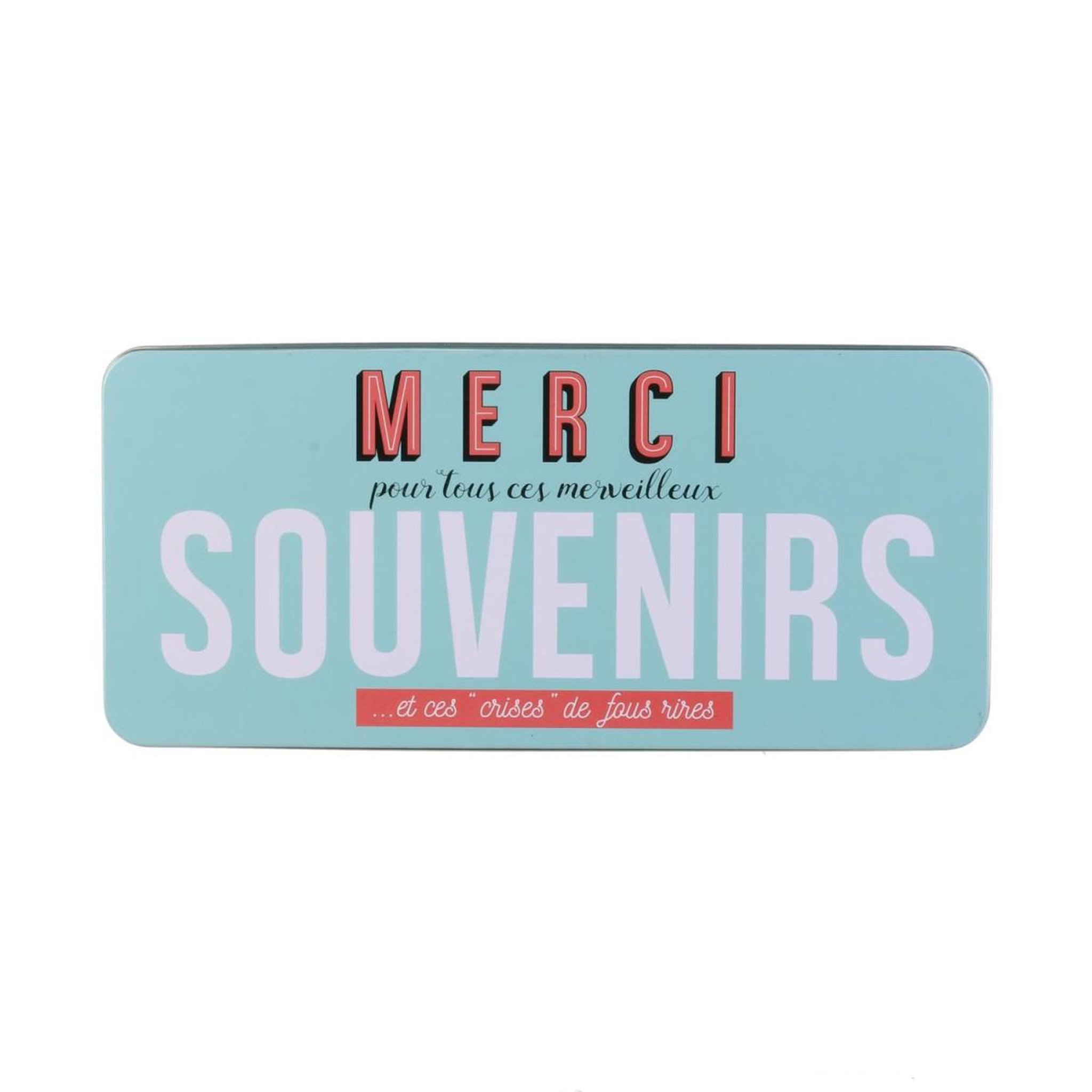 Voir la diapositive 3 : The Home Deco Factory Boîte de rangement  ma boîte à souvenirs  27cm bleu