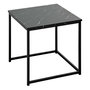 Voir la diapositive 3 : ATMOSPHERA Duo de tables d'appoint effet marbre - Noir