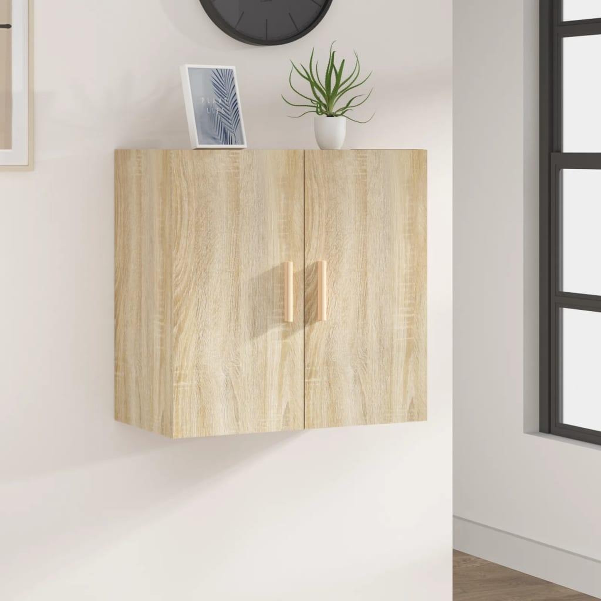 VIDAXL Armoire murale Chene sonoma 60x30x60 cm Bois d'ingenierie