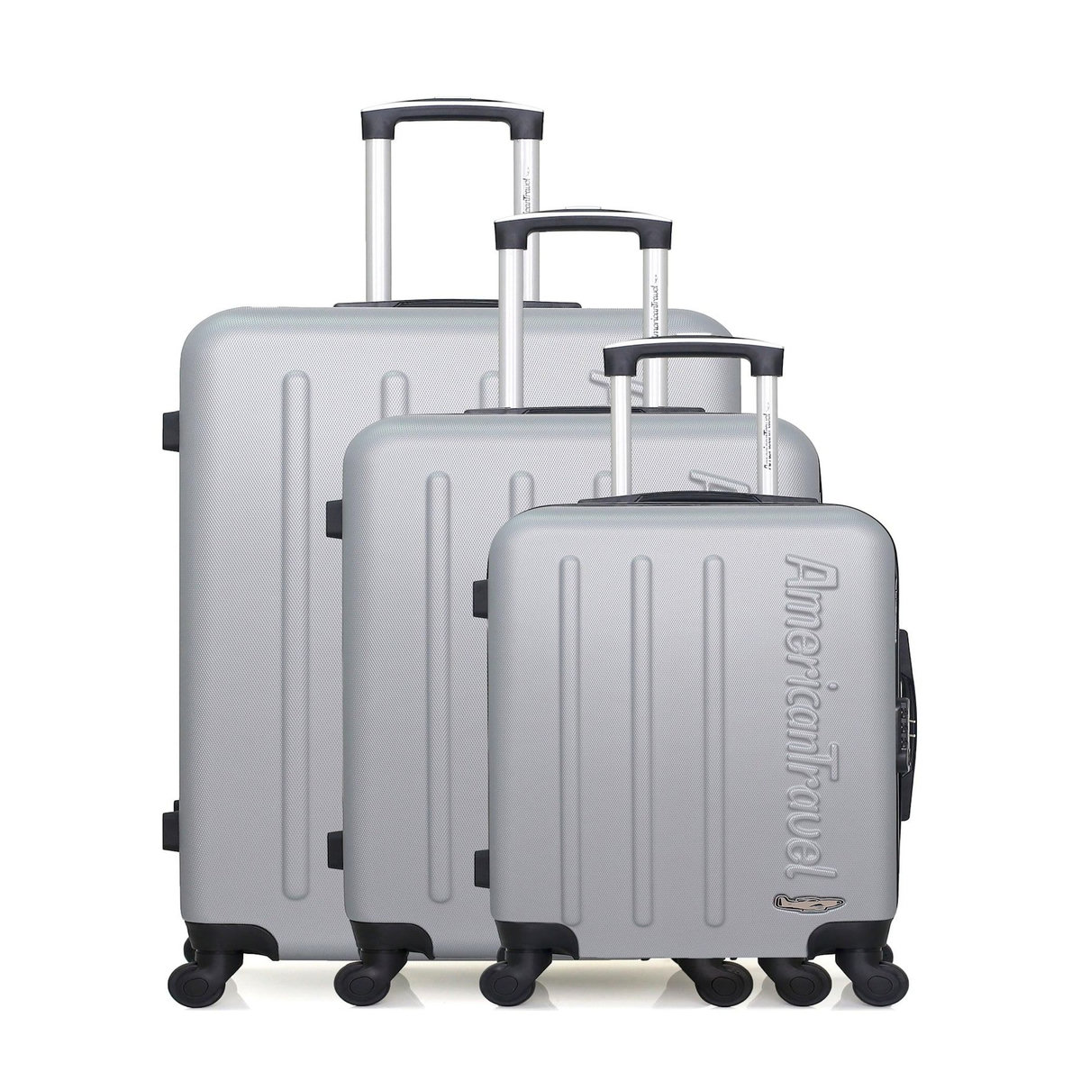 AMERICAN TRAVEL AMERICAN TRAVEL - Set de 3 Valises BRONX 75 cm 4 Roues