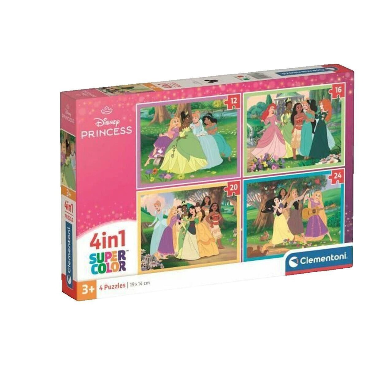 CLEMENTONI Puzzle Clementoni 4 en 1 Disney Princess multicolore