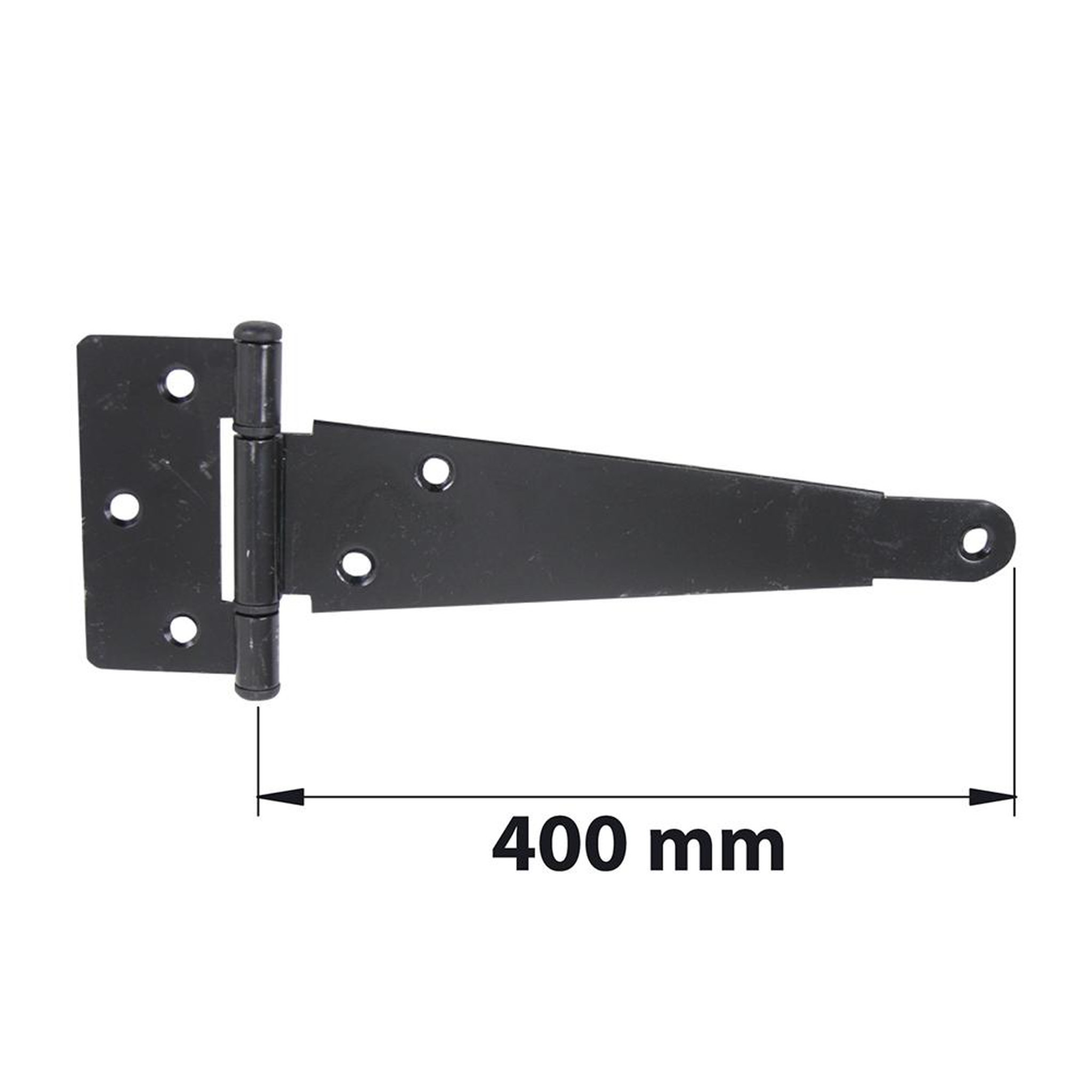 CENTRALE BRICO Penture anglaise axe composite L. 400 mm acier noir mat