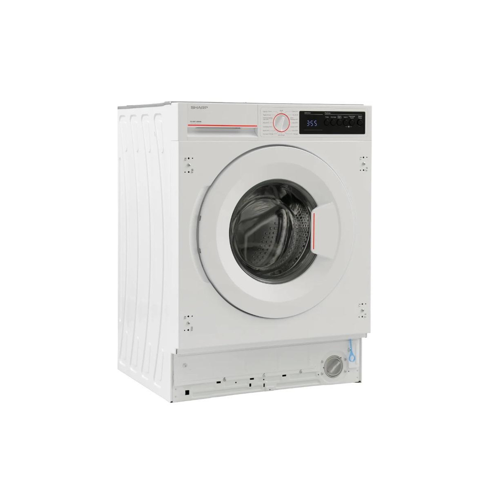 Sharp Lave-linge intégrable 7kg 1400 tours/min - es-nib714bwna